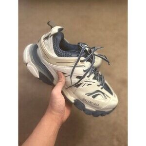 Balenciaga track runners blue white size 9